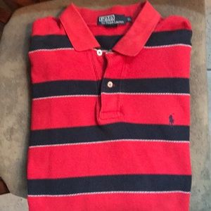 Polo by Ralph Lauren Xl Red/Blue Stripe